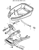 Lower cover and support plate
