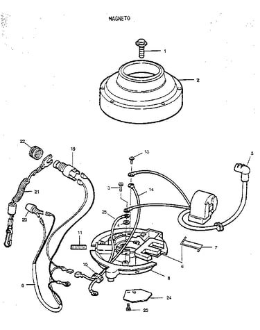 Magneto assembly