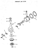 Crankshaft and piston