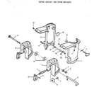 Craftsman 225587503 swivel and stern brackets diagram