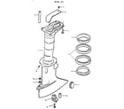 Craftsman 225587503 motor leg diagram