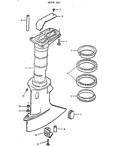 Motor leg