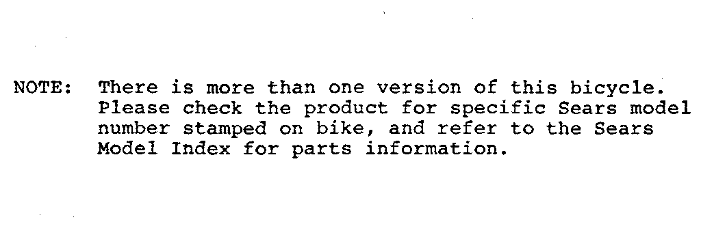 Model notes