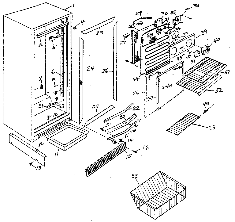 Freezer cabinet