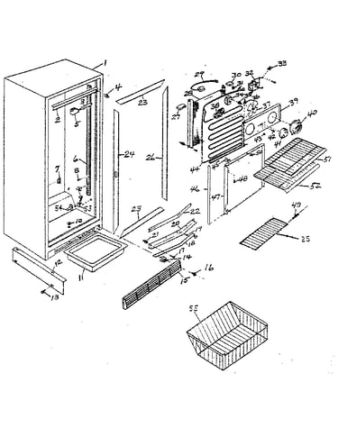 Freezer cabinet