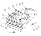 Jenn-Air DU466 control panel diagram