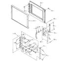 Kenmore 6654438911 microwave door and latch diagram