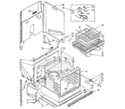 Kenmore 6654438911 electric oven diagram