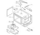 Kenmore 6654438993 cabinet and stirrer drive diagram