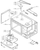 Cabinet and stirrer drive