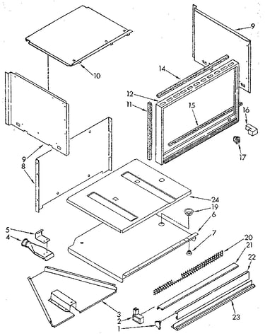 Microwave cabinet