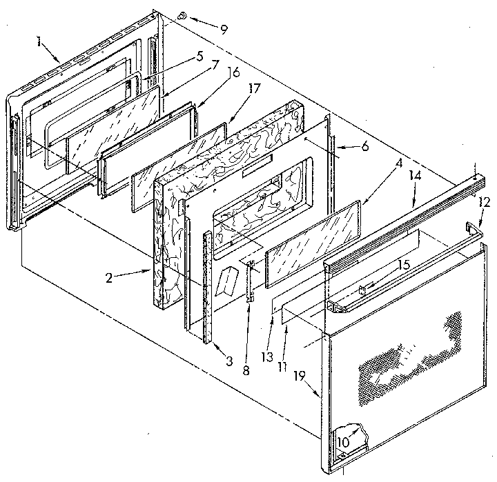 Oven door