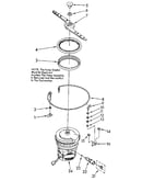 Heater, pump and lower sprayarm