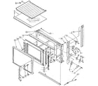 Kenmore 6654438992 cabinet and latch diagram