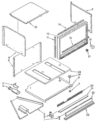 Microwave cabinet