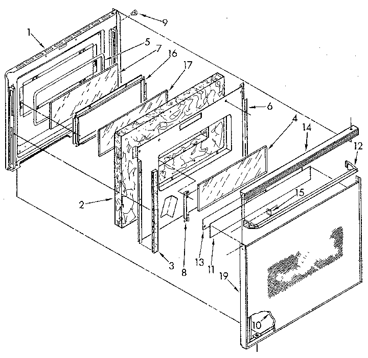 Oven door