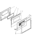 Lower oven door