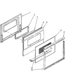 Lower oven door