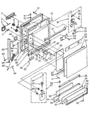 Door and toe panel