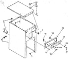 Kenmore 6651350190 cabinet and control diagram