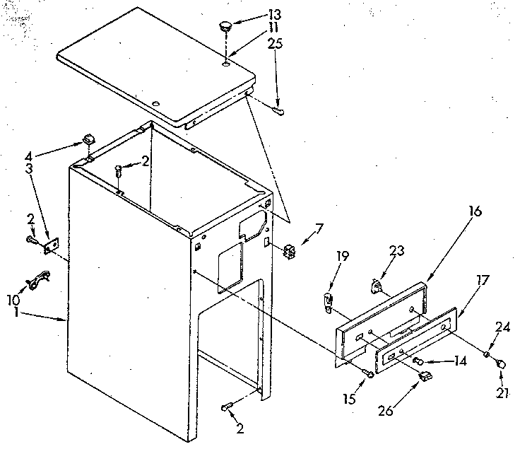 Cabinet and control