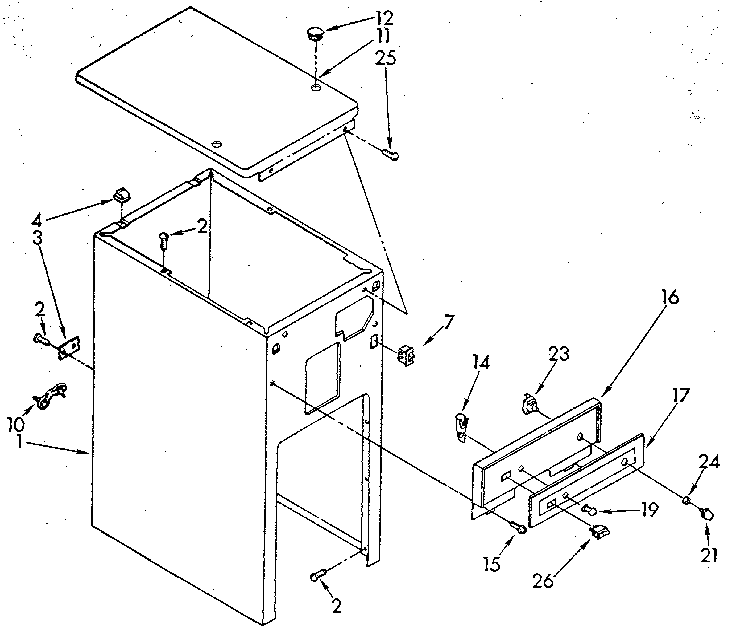 Cabinet and control
