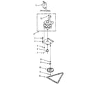 Kenmore 6651340590 motor and drive diagram