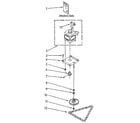 Kenmore 6651330590 motor and drive diagram