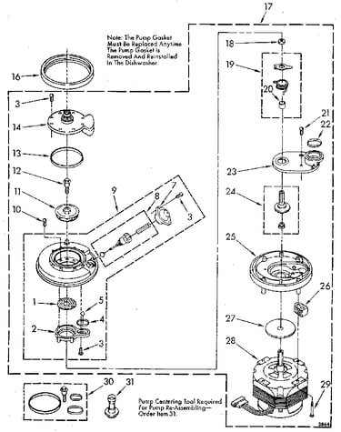 Pump and motor