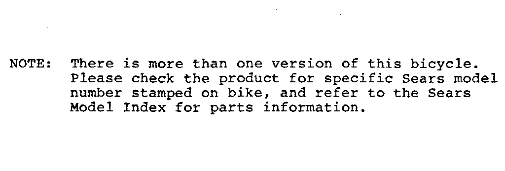 Model notes