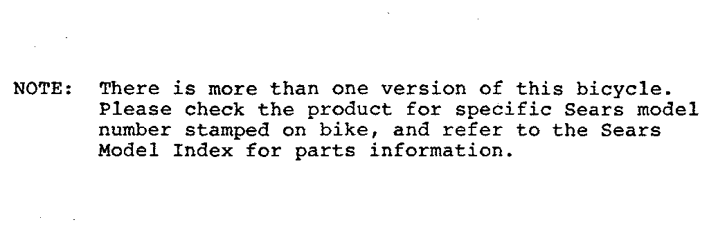 Model notes