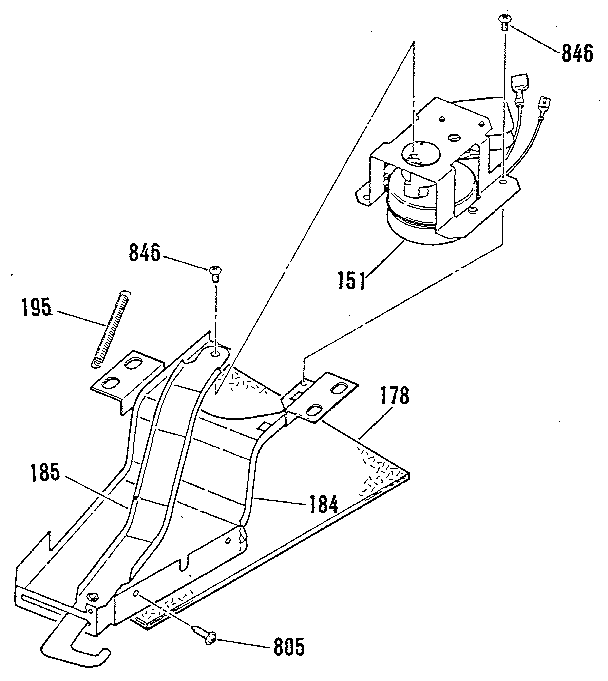 Door lock section