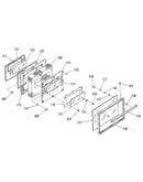 Oven door section