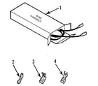 Kenmore 9116248811 wire harnesses and components diagram