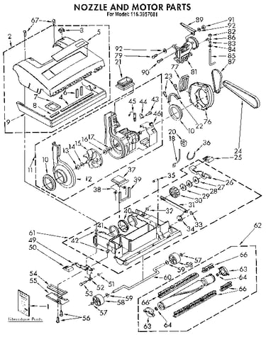 Nozzle and motor