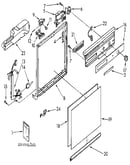 Frame and console