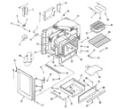 Kenmore 9114628811 oven body section diagram