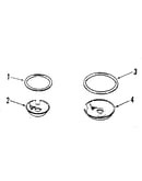 Optional porcelain pan and chrome ring kit no. 8068400
