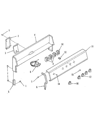 Backguard section
