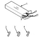 Kenmore 9116008911 wire harnesses and components diagram