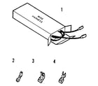 Kenmore 9116018911 wire harnesses and components diagram