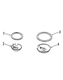 Optional porcelain pan and chrome ring kit no. 8068410