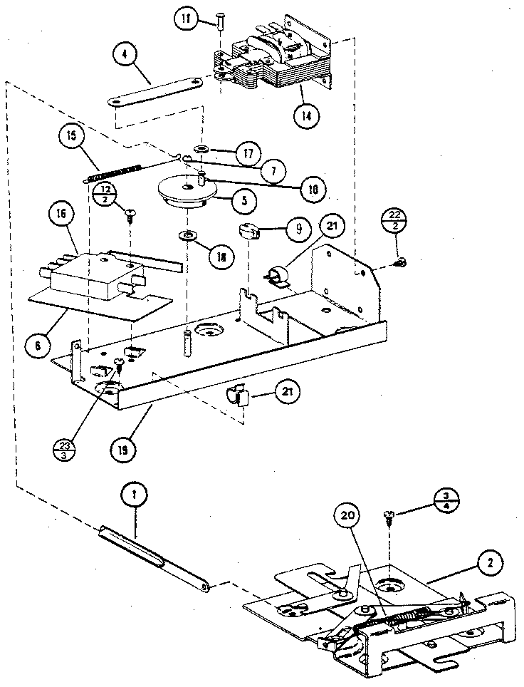 Door lock section