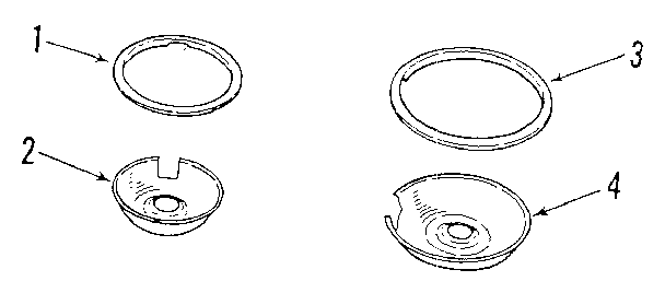 Opt porcelain pan & chrome ring kit no. 8068400