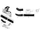 Craftsman 358797981 vacuum tube/blower tube ass'y. diagram