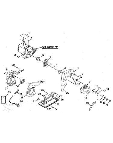 Base and blade assembly