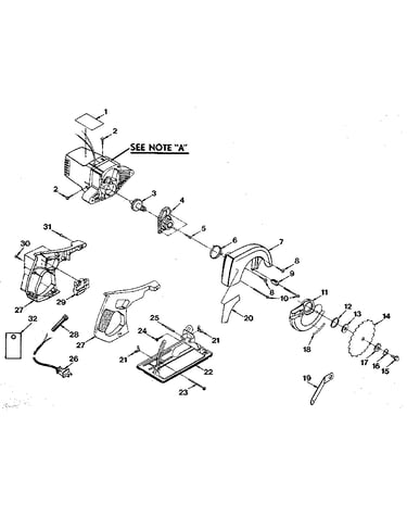 Base and blade assembly