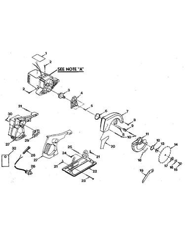 Base and blade assembly