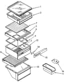 Refrigerator shelf