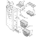 Kenmore 1069507981 freezer liner diagram